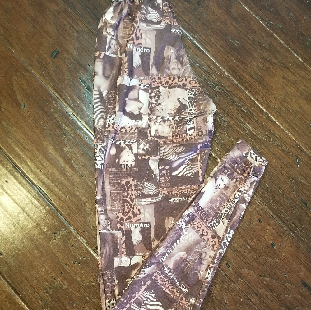 Brown leggings